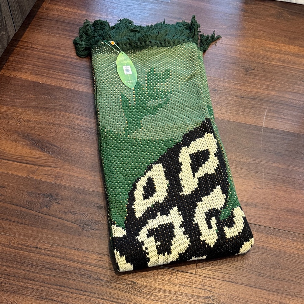 FARM Rio NWT Toucan Brazil unreleased Multicolor Cozy Blanket.